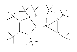 1,2,5,6,7,8,9,10-Octa-tert-butyl-1,2,5,6,7,8,9,10-octaphospha-3,4-disila-dispiro-<2.0.4.2>decan Structure