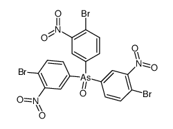 tris-(4-bromo-3-nitro-phenyl)-arsine oxide结构式