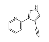 4-(2-PYRIDINYL)-1H-PYRROLE-3-CARBONITRILE结构式
