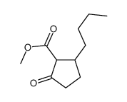 methyl 2-butyl-5-oxocyclopentane-1-carboxylate Structure