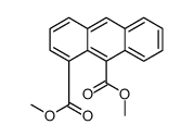 dimethyl anthracene-1,9-dicarboxylate Structure