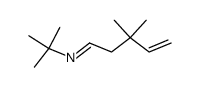 N-(tert-butyl)-3,3-dimethylpent-4-en-1-imine结构式