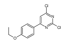 2,4-dichloro-6-(4-ethoxyphenyl)pyrimidine Structure