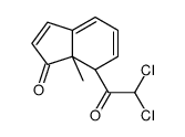 (7R,7aR)-7-(2,2-dichloroacetyl)-7a-methyl-7H-inden-1-one结构式