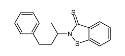 2-(4-phenylbutan-2-yl)-1,2-benzothiazole-3-thione结构式