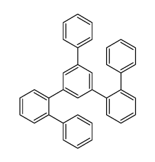 1-phenyl-3,5-bis(2-phenylphenyl)benzene结构式