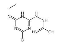 [[4-chloro-6-(ethylamino)-1,3,5-triazin-2-yl]amino]urea结构式