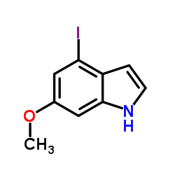4-Iodo-6-methoxy-1H-indole structure