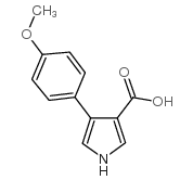 4-(4-methoxy-phenyl)-1h-pyrrole-3-carboxylic acid picture