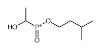 1-hydroxyethyl-(3-methylbutoxy)-oxophosphanium Structure
