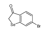 6-bromo-1-benzoselenophen-3-one Structure