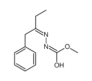 methyl N-(1-phenylbutan-2-ylideneamino)carbamate Structure