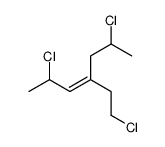 2,6-dichloro-4-(2-chloroethyl)hept-3-ene Structure