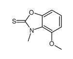 4-methoxy-3-methyl-1,3-benzoxazole-2-thione结构式