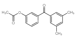 3-ACETOXY-3',5'-DIMETHYLBENZOPHENONE structure