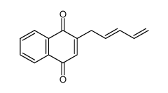 ((E)-2-Penta-2,4-dienyl)-[1,4]naphthoquinone Structure