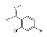 4-Bromo-2-chloro-N-methylbenzamide Structure