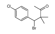 4-bromo-4-(4-chlorophenyl)-3,3-dimethylbutan-2-one Structure