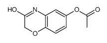 (3-oxo-4H-1,4-benzoxazin-6-yl) acetate结构式