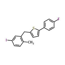 2-(4-Fluorophenyl)-5-[(5-iodo-2-Methylphenyl)methyl]thiophene picture