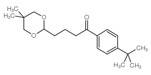 4'-TERT-BUTYL-4-(5,5-DIMETHYL-1,3-DIOXAN-2-YL)BUTYROPHENONE Structure