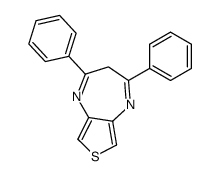 2,4-diphenyl-3H-thieno[3,4-b][1,4]diazepine结构式