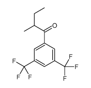 1-[3,5-bis(trifluoromethyl)phenyl]-2-methylbutan-1-one Structure