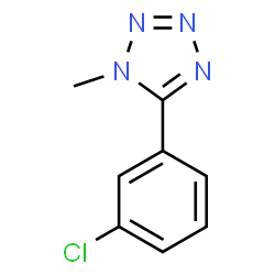 5-(3-CHLOROPHENYL)-1-METHYL-1H-1,2,3,4-TETRAAZOLE结构式
