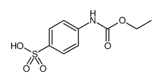Benzenesulfonic acid, 4-[(ethoxycarbonyl)amino]- Structure