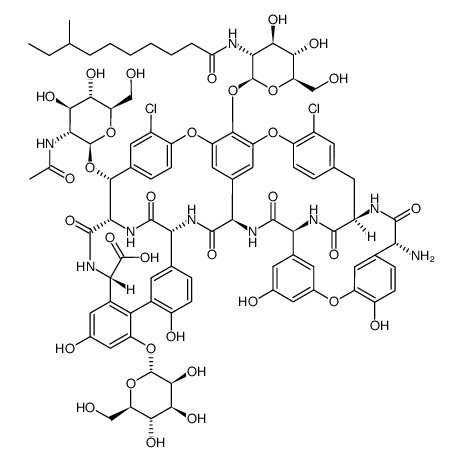 Teicoplanin A2-4 structure