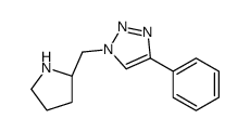 4-phenyl-1-[[(2S)-pyrrolidin-2-yl]methyl]triazole Structure