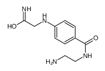 N-(2-aminoethyl)-4-[(2-amino-2-oxoethyl)amino]benzamide结构式