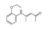 4-(2-ethoxyanilino)pent-3-en-2-one Structure