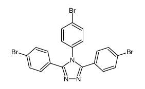 3,4,5-tris(4-bromophenyl)-1,2,4-triazole结构式