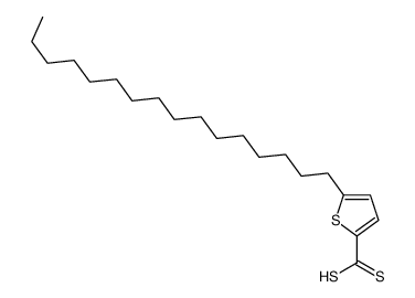 5-hexadecylthiophene-2-carbodithioic acid结构式