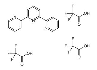 2,6-dipyridin-2-ylpyridine,2,2,2-trifluoroacetic acid结构式