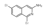 1,6-dibromoisoquinolin-3-amine Structure
