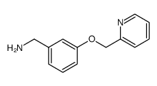 Benzenemethanamine, 3-(2-pyridinylmethoxy) Structure