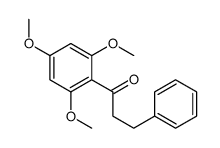 3-phenyl-1-(2,4,6-trimethoxyphenyl)propan-1-one结构式