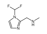 1H-Imidazole-2-methanamine, 1-(difluoromethyl)-N-methyl Structure