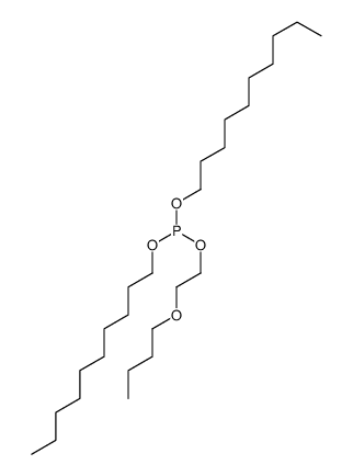 2-butoxyethyl didecyl phosphite structure