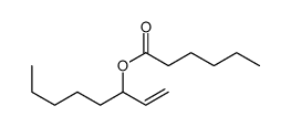 1-vinylhexyl hexanoate Structure