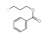3-氯丙基苯甲酸酯结构式
