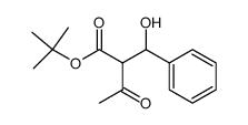 2-(α-Hydroxy-benzyl)-acetessigsaeure-tert.-butylester Structure