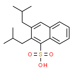 diisobutylnaphthalene-1-sulphonic acid Structure