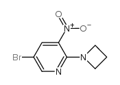 2-(azetidin-1-yl)-5-bromo-3-nitropyridine Structure