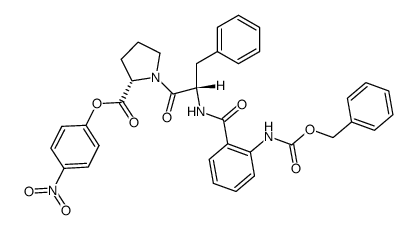 Z-Ant-Phe-Pro-ONp Structure