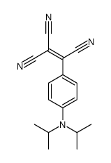 2-[4-[di(propan-2-yl)amino]phenyl]ethene-1,1,2-tricarbonitrile结构式
