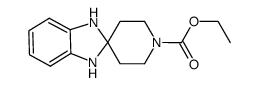 1,3-dihydrospiro[2H-benzimidazole-2,4'-piperidine]-1'-carboxylic acid ethyl ester结构式