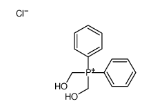 bis(hydroxymethyl)-diphenylphosphanium,chloride Structure